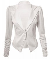 Blazer jaquetinha (branco, preto e bege)